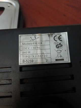 Freidora inoxidable de 0,9Litros