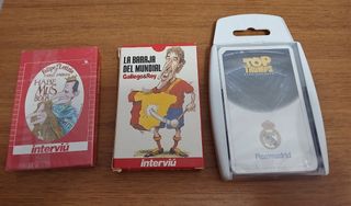 Lote de 3 Barajas cartas nuevas