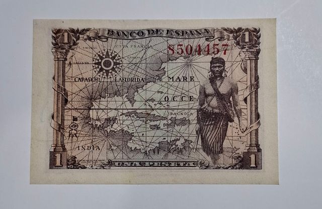 1 Peseta 1945 Sin serie 8504