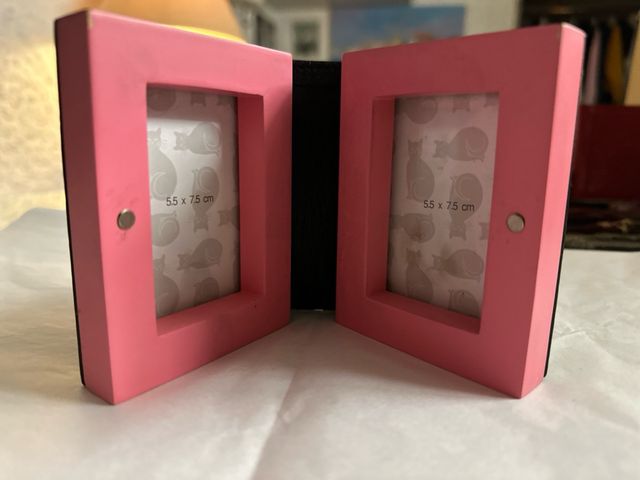 Moldura dupla formato de livro