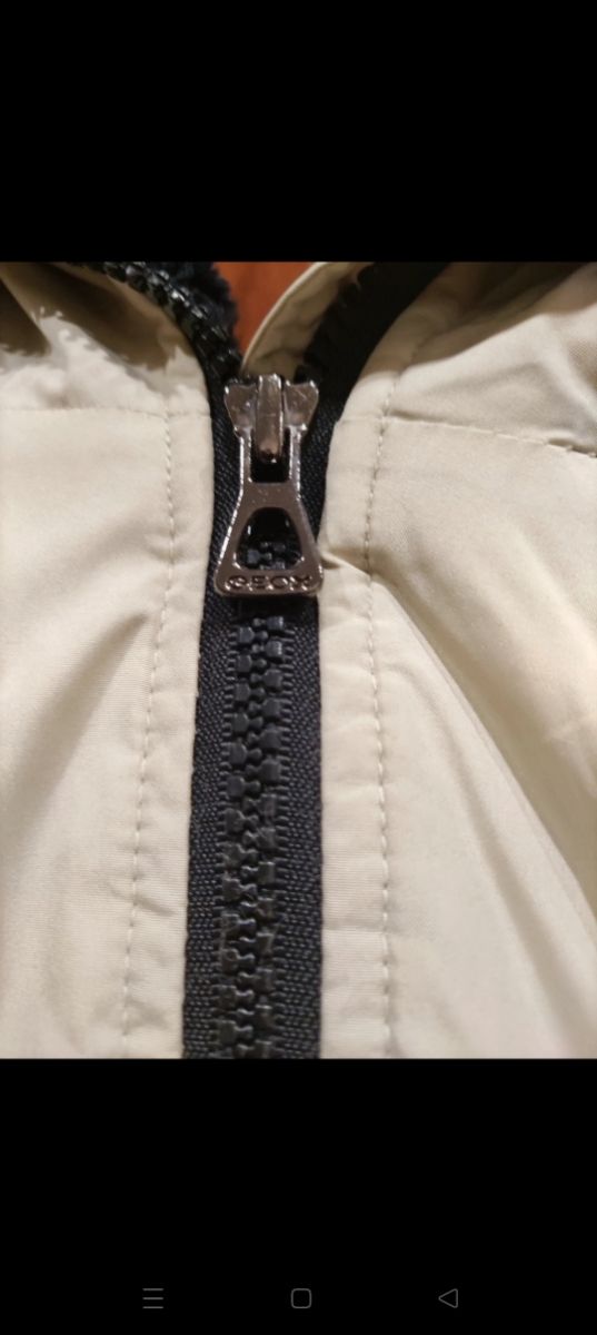 Piumino Geox donna beige taglia 46