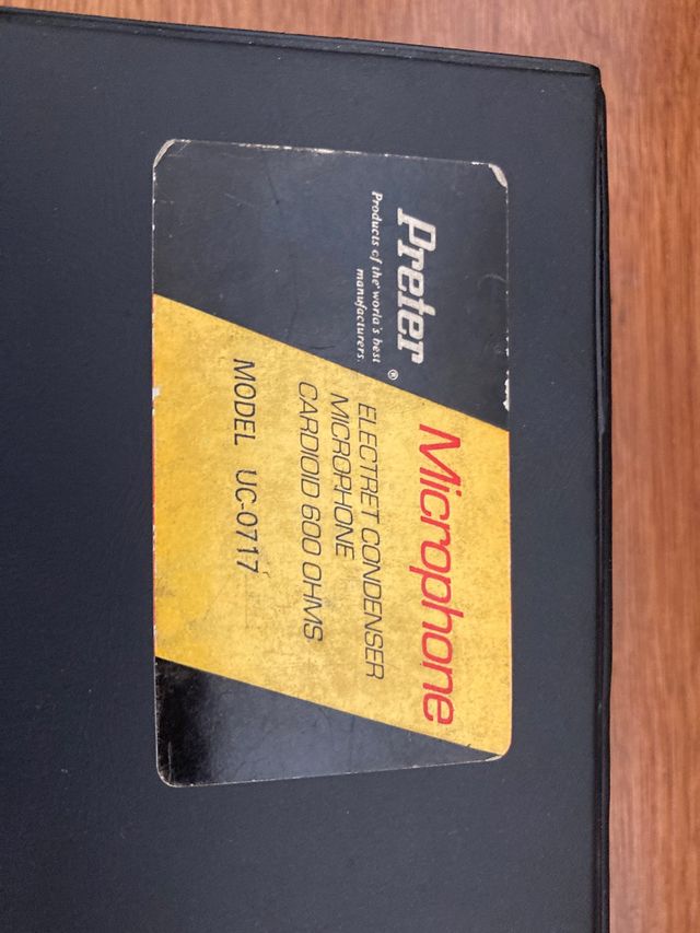 Microfono profesional vintage