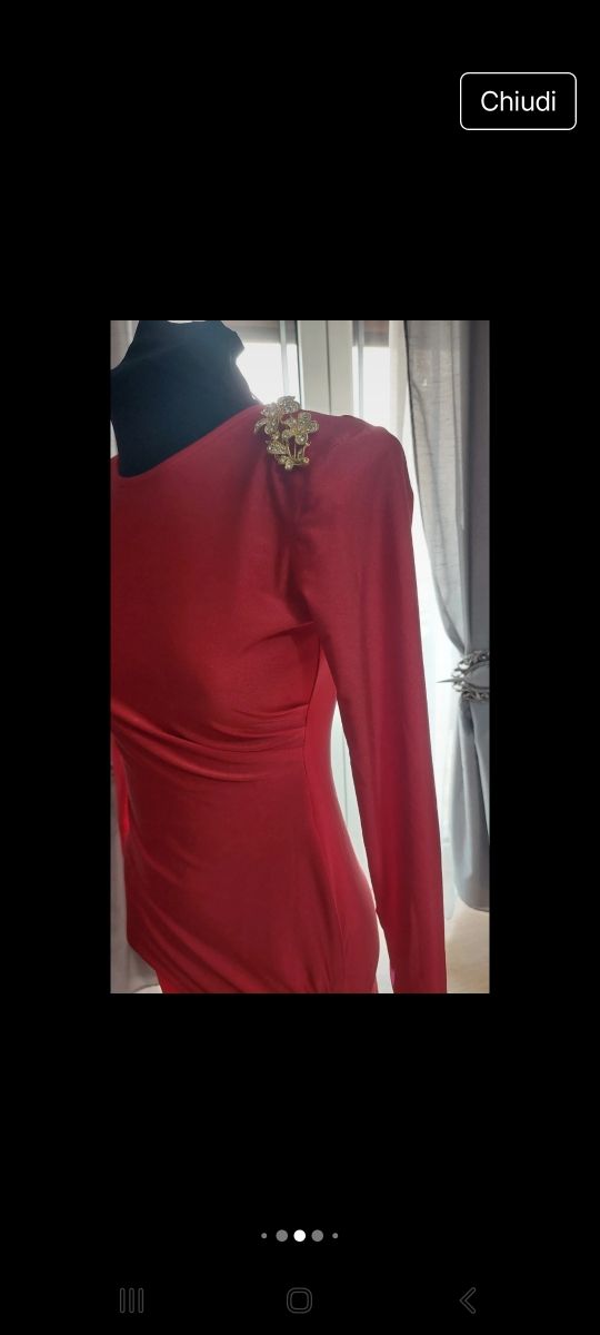 Abito Matinée in lycra Nuovo con cartellino