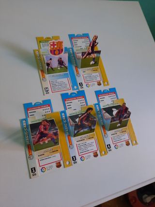Cartas de Futbol Barça Lote X5