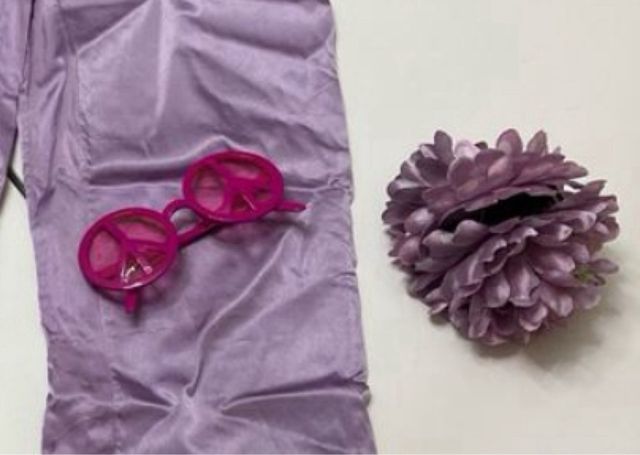 Disfraz Años 60 Hippie Flower Power