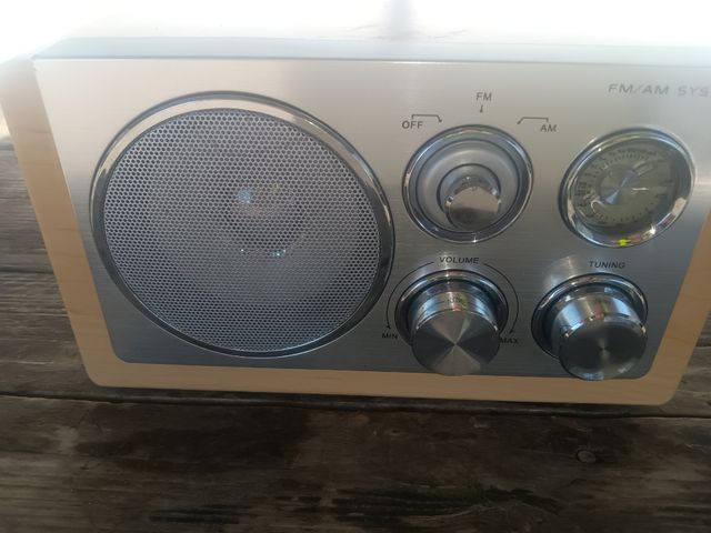 Radio estilo vintage.