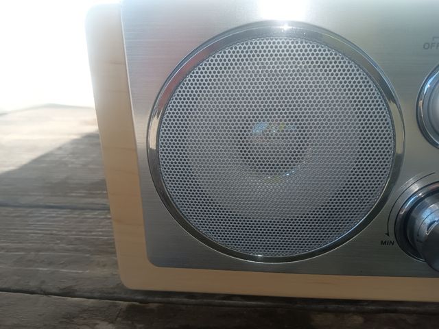 Radio estilo vintage.