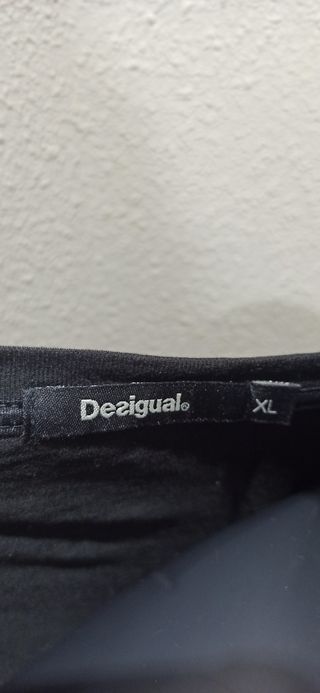 Blusa Desigual volantes talla XL