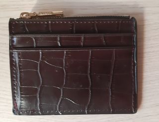 Monedero para tarjetas y monedas Mango