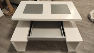 Mesa de centro elevable