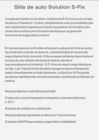 Cybex gold solution s-fix