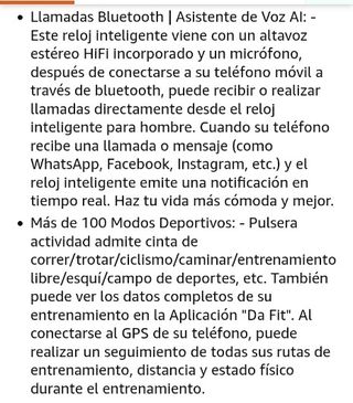 Reloj Inteligente Bluetooth Android sin usar noenv