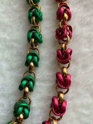 2 collane colorate donna