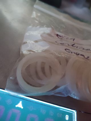 21 anillas plásticas para cortinas 