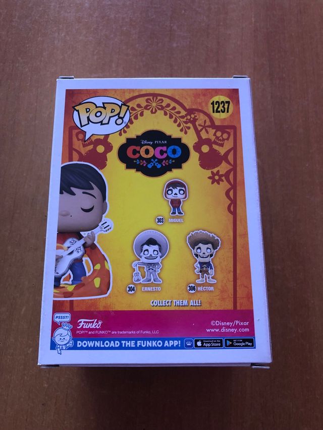 Funko pop miguel glow 1237 coco