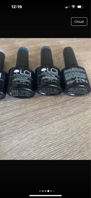 5 semipermanenti nuovi Lci