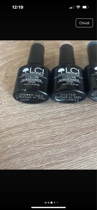 5 semipermanenti nuovi Lci