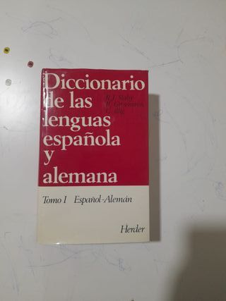 DICCIONARIO DE LAS LENGUAS ESPAÑOLA Y ALEMANA
