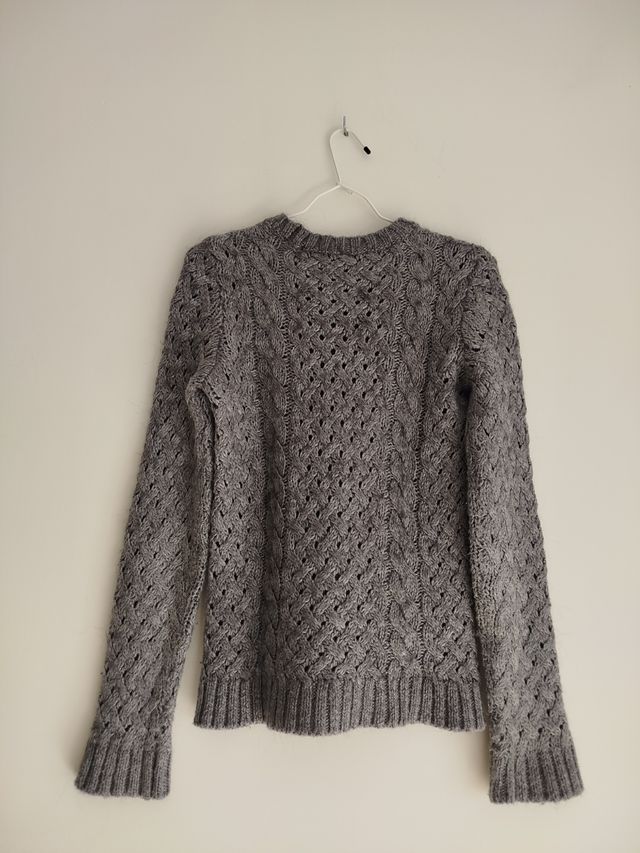 Jersey de lana con trenzas