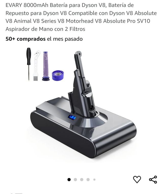 Bateria  DYSON V8