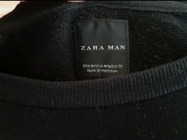 Sudadera estampado barroco mangas