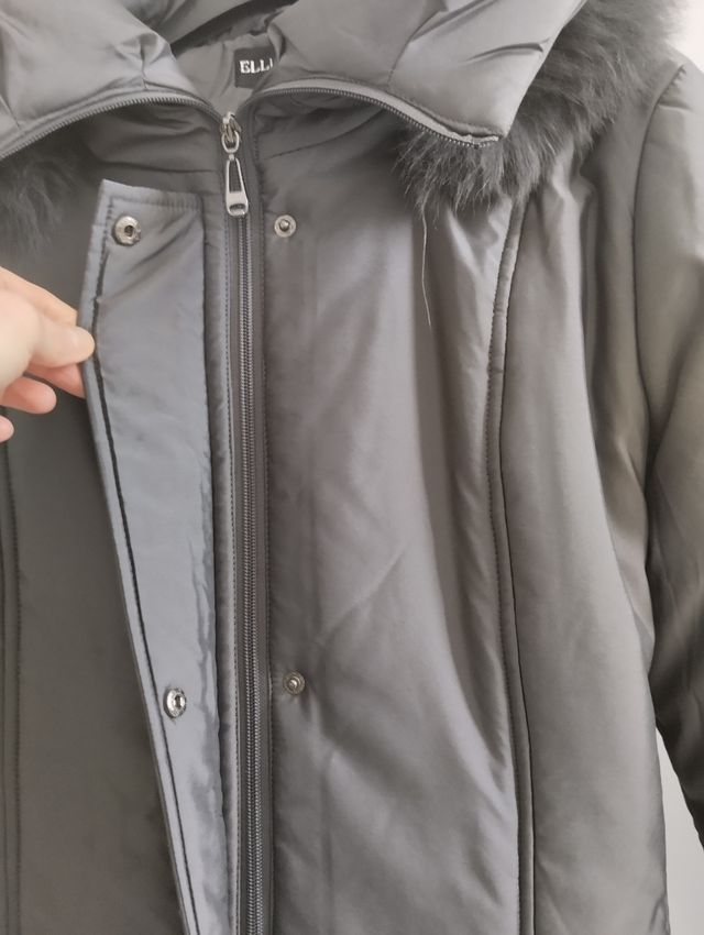 Giacca piumino donna grigia