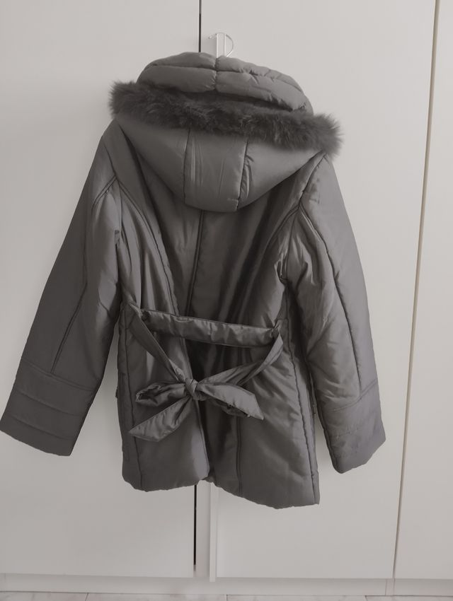 Giacca piumino donna grigia