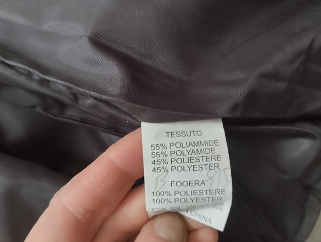 Giacca piumino donna grigia