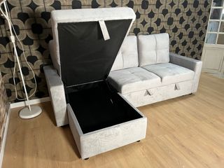 SOFÁ CAMA COMPLETO EN L CON ARCÓN ¡NUEVO!