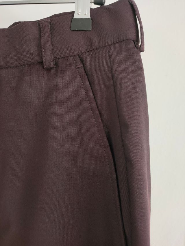 Pantalón amplio de lana