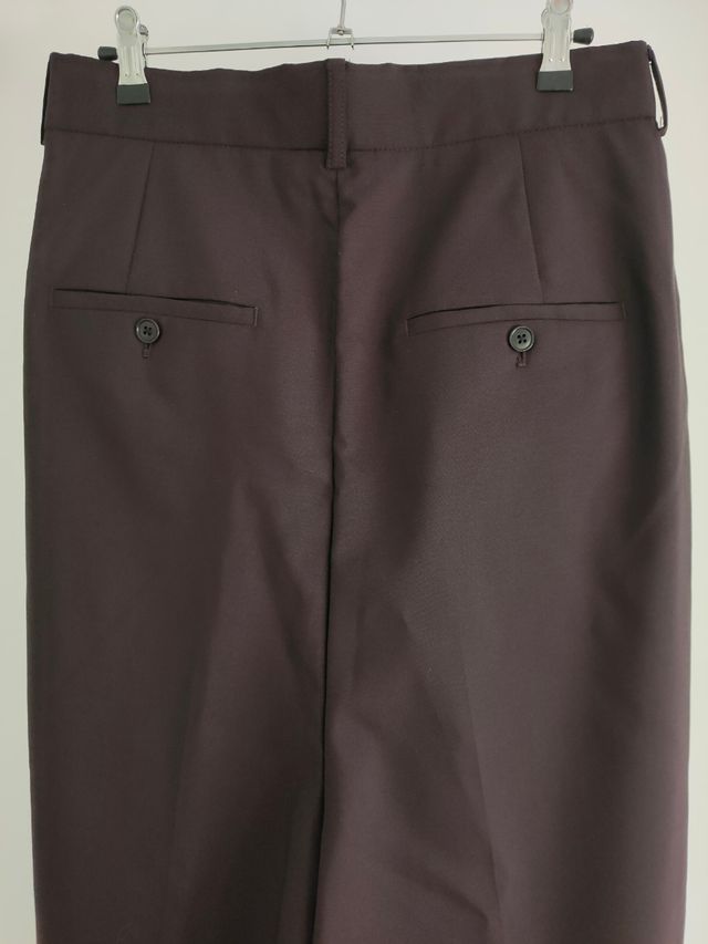 Pantalón amplio de lana