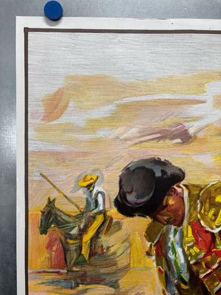 CARTEL DE TOROS, SIN IMPRIMIR, CROS ESTREMS, 1966