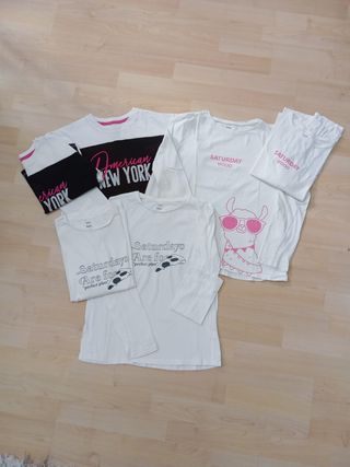 Lote camisetas chica 