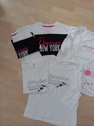 Lote camisetas chica 