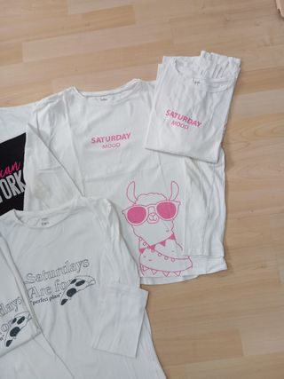 Lote camisetas chica 