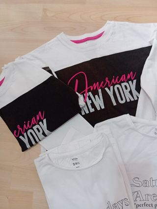 Lote camisetas chica 