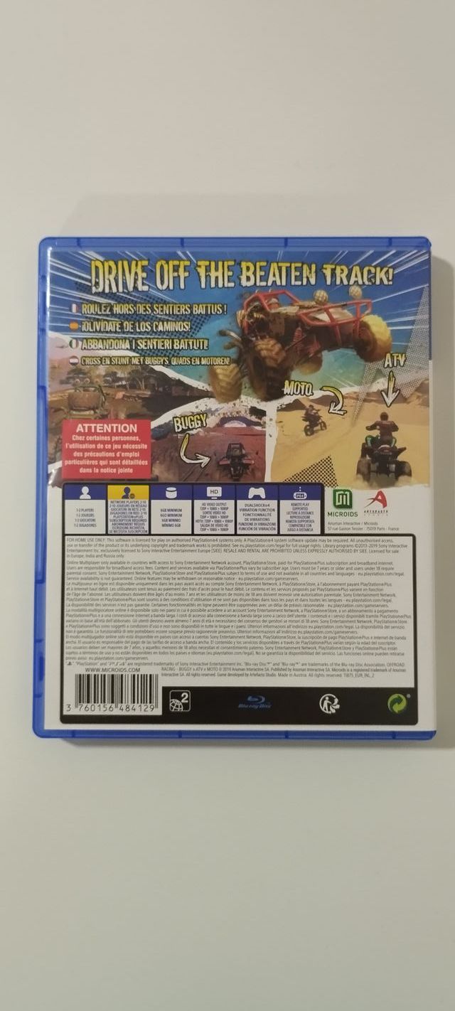 Offroad Racing Buggy x ATV x Moto Playstation 4 PS