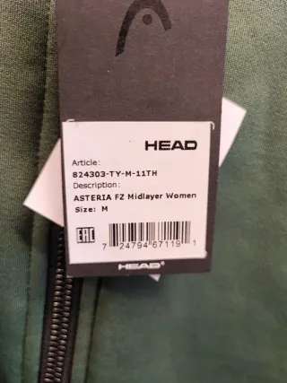 CAPA INTERMEDIA HEAD MUJER TALLA M