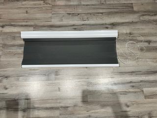 Stor cortina enrollable gris y translucido