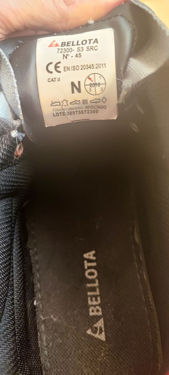 Botas de trabajo bellota n45