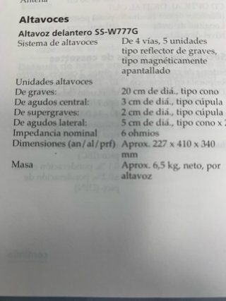 Altavoces Sony