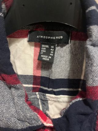 Camisa de cuadros atmosphere