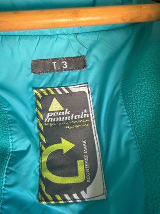 Chaqueta acolchada Peak Mountain  Azul  Talla S/M
