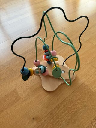 Laberinto cuentas madera bebe