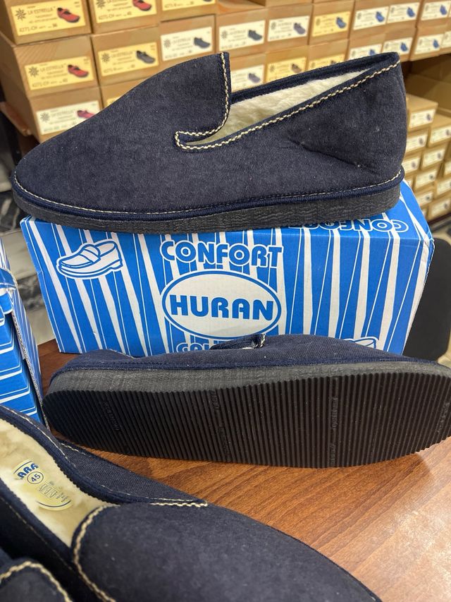 2 Pares Zapatillas casa Azul borreguito Talla 45