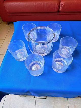 Juego de whisky con cubitera