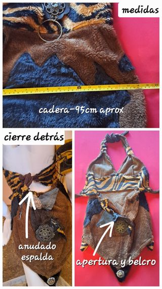 Disfraz Troglodita -vestido-