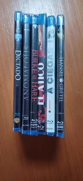 Blu-ray terror. Acción. Comedia.