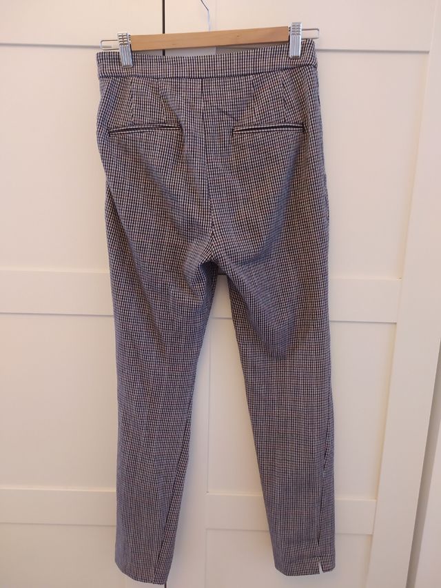 Pantalones cuadros pitillo Springfield