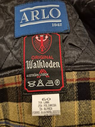 Abrigo lana y alpaca Austrian Loden